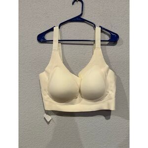 LushFitting Women's‎ Longline T-Shirt Bra Size 4XL-Up Beige NWT